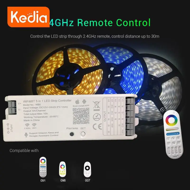 

Intelligent Led Controller Auto-synchronization bluetooth-compatible Wireless Wifi Controller Wifibluetooth Convenient Led Strip