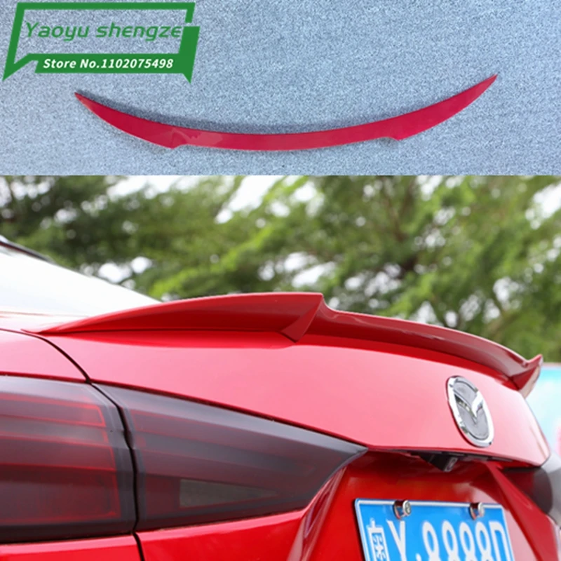 

High quality ABS material Coupe spoiler For Mazda 3 M3 Axela 2014 to 2017 year spoiler Primer or any color for Mazda 3 Axela