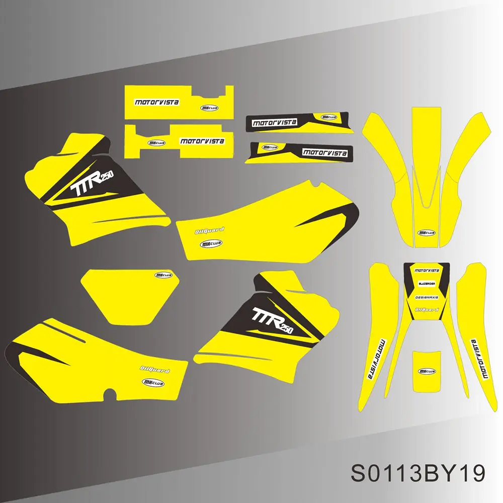 Графические наклейки для YAMAHA TTR 250 TTR250 2006 2007 2008 2009