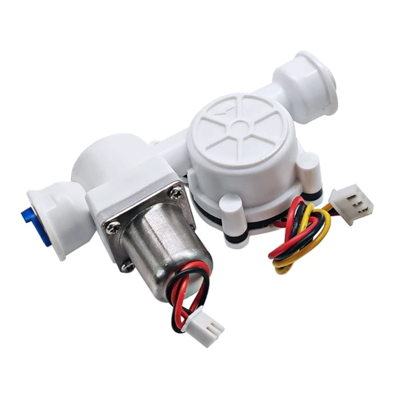 

Water Flow Hall Sensor Switch Flow Meter Solenoid 1.8~5V 1/4" Thread Quality Materials Made Easy Installation