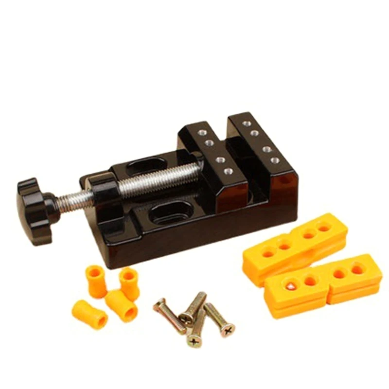 

Adjustable Mini Jaw Clamp Drill Press Table Vise Repair Tool DIY Craft