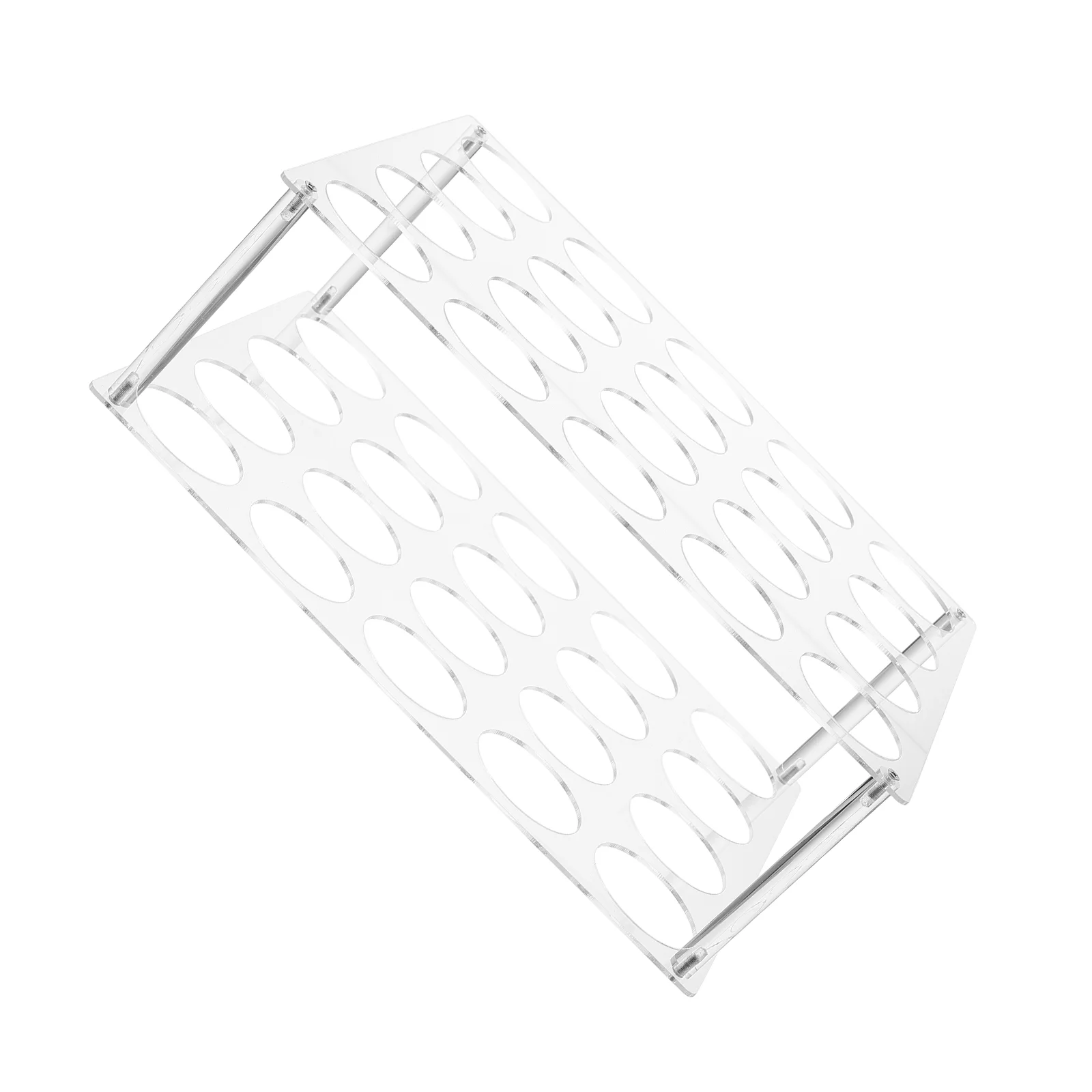 

Vinyl Rack Paper Roll Holder Storage Stand Wrapping Display Tube Rolls Organizer Container Craft Acrylic Rube Compartment Clear