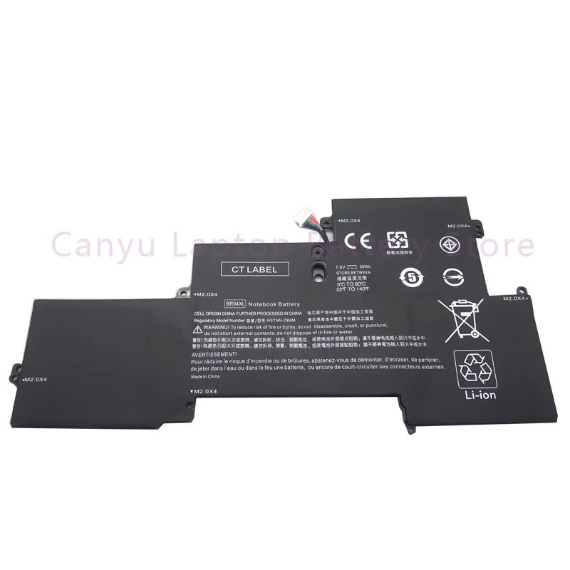 

New BR04XL Laptop Battery For HP EliteBook 1020 G1 M5U02PA M0D62PA M4Z18PA HSTNN-DB6M HSTNN-I26C HSTNN-I28C