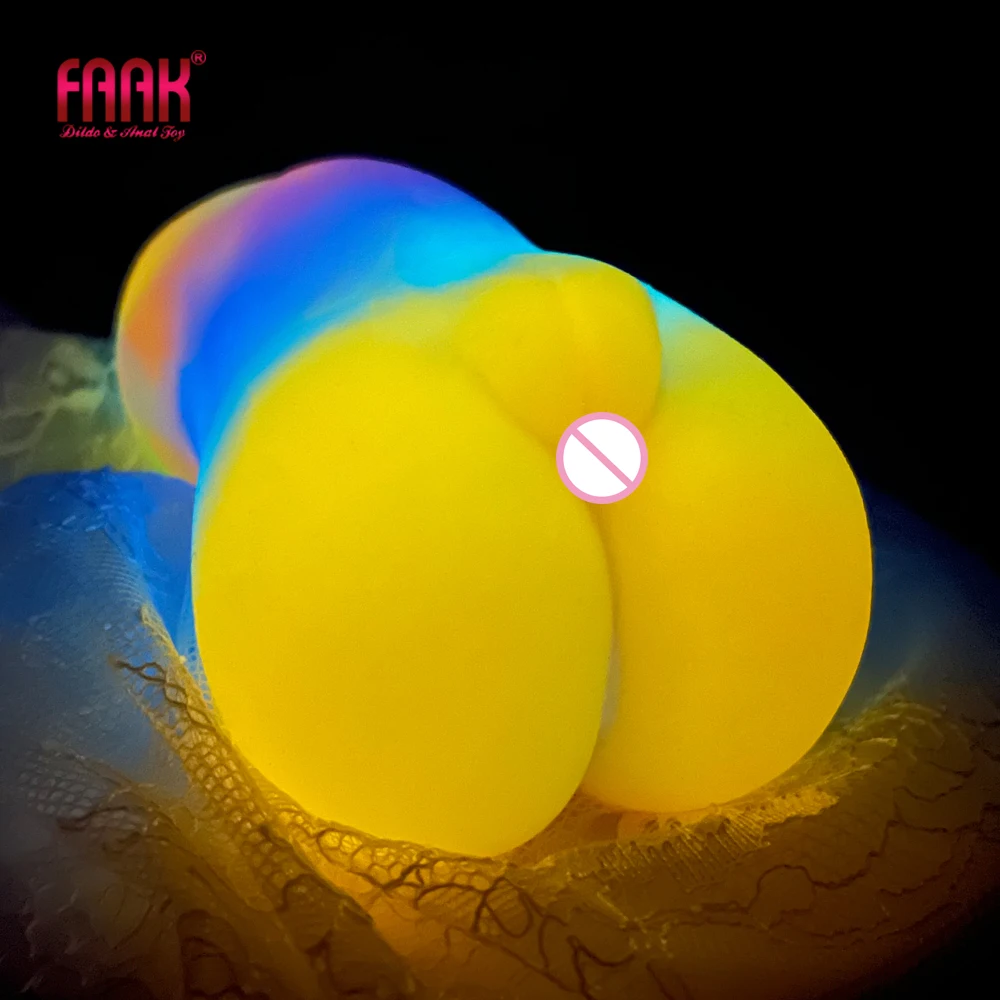 Новинка модные светящиеся в темноте секс-игрушки для мужчин силиконовые мужские