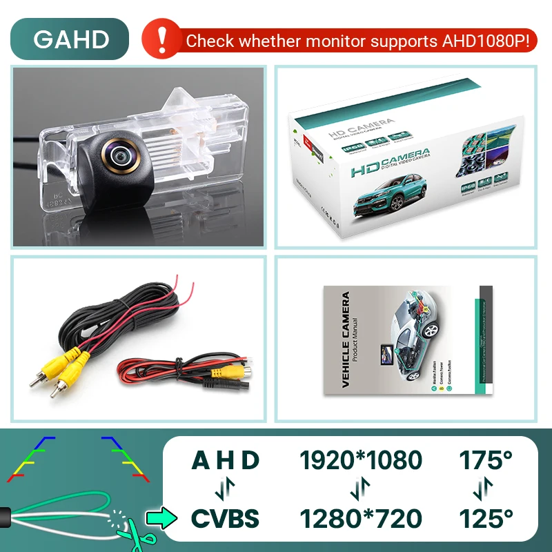 

Автомобильная камера с объективом «рыбий глаз» AHD для Renault Fluence, камера заднего вида для Clio 4 Megane 3 Captur, камера заднего вида, резервная камера