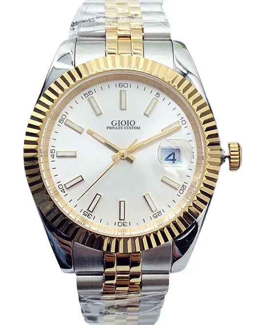 

Automatic Mechanical Mens Watch Gold Black Blue