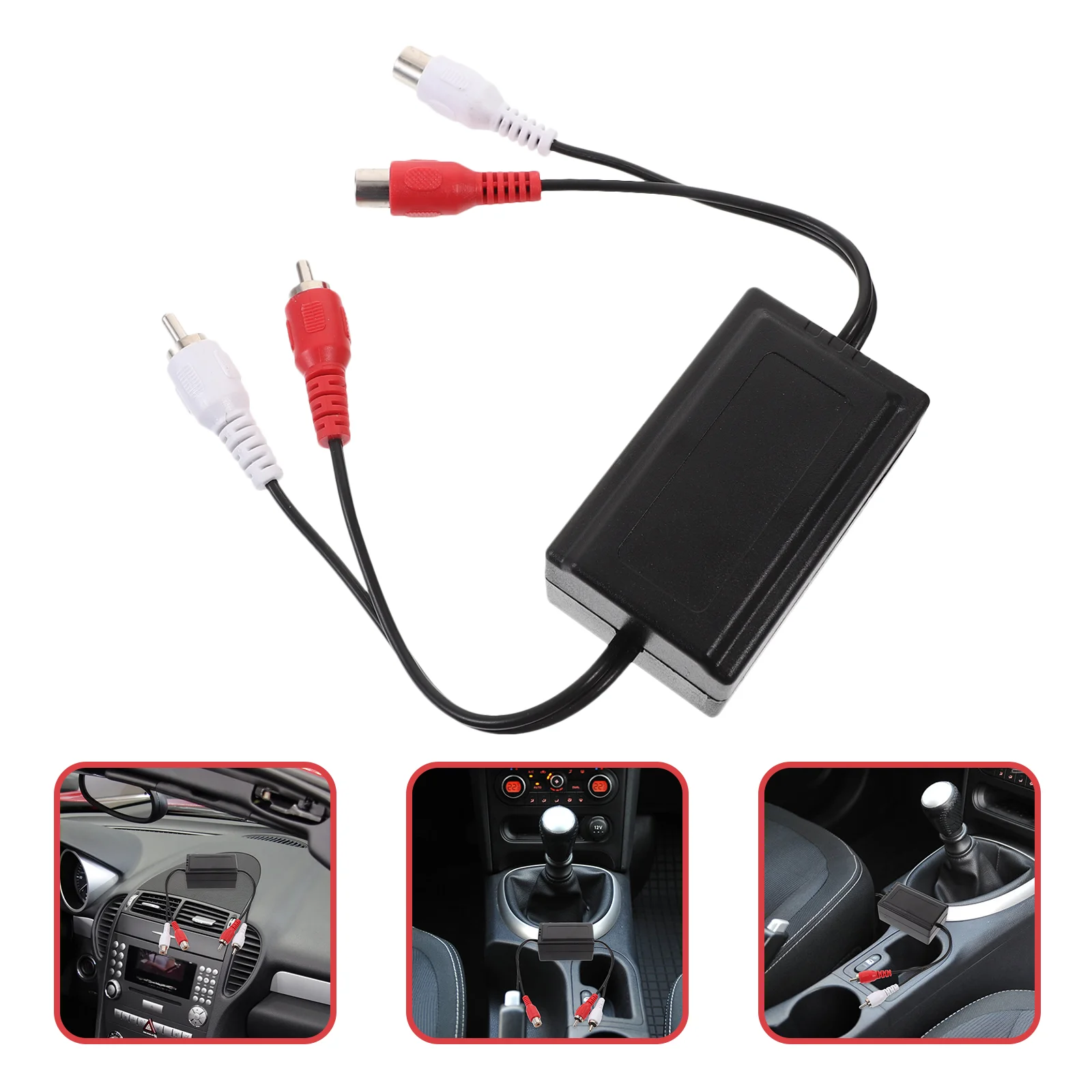 

Signal Noise Filter Hum Eliminator Car Stereo Reducer Ground Loop Isolator Suppressor Audio Systems Alternator Amplifier Horn