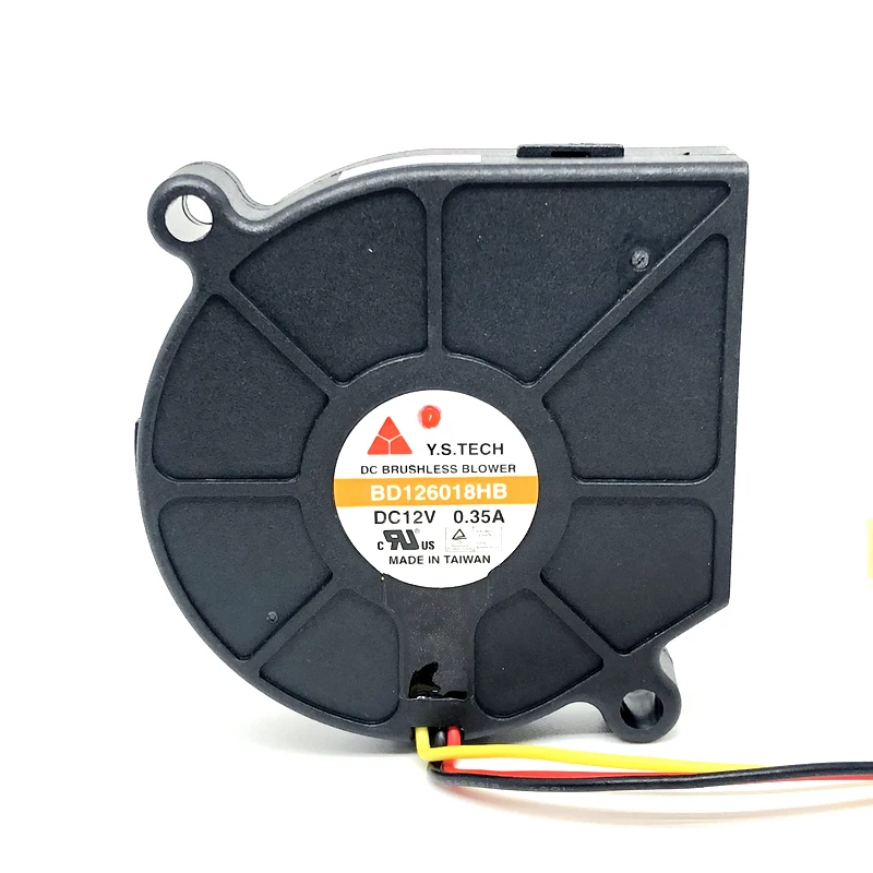 Новый оригинальный вентилятор Y.S.TECH BD126018HB 6018 60x60x18 мм с двойным шарикоподшипником Вентилятор охлаждения 12 в А для LINK 3324SR вентилятор 3pin