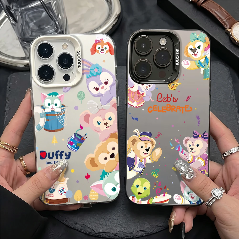 Фото Милый чехол для телефона с изображением медведя StellaLouS DuffyS для Samsung Galaxy S26 S25 S24 S23 S22 S21 S20 Note20 FE Ultra Edge Plus 4G5G, матовый чехол №1
