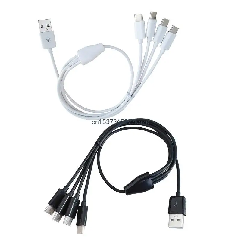 Мульти 4 в 1 USB C длинный кабель зарядный шнур несколько портов зарядный кабель Тип C разъем для мобильных телефонов