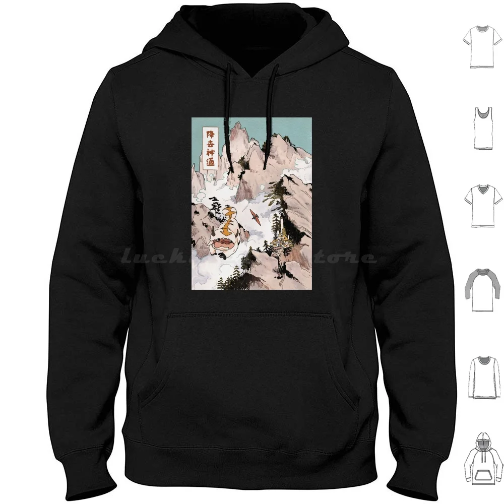 

Последние толстовки Airbender Appa с длинным рукавом, последний Airbender Appa Momo Appa Fanart Atla Fanart, последний Airbender