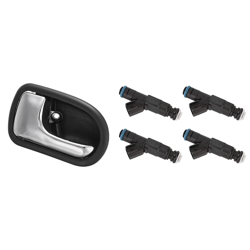 

1 шт. левая ручка передней и задней двери автомобиля и 4 Топливные форсунки