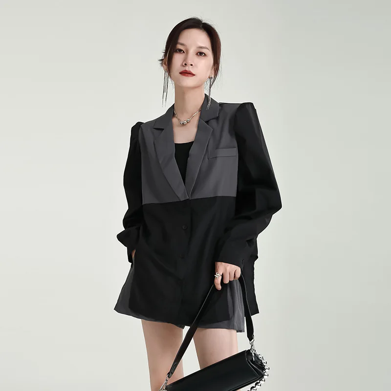 

SuperAen осень 2022 новый дизайн поло с длинным рукавом пальто широкие брюки повседневные шорты набор женщин