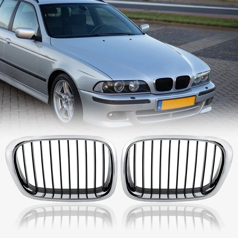 

Для BMW E39 525i 528i 530i 540i M5 1997-2003 передняя решетка почек хром черный 51137005837 51137005838 Новый