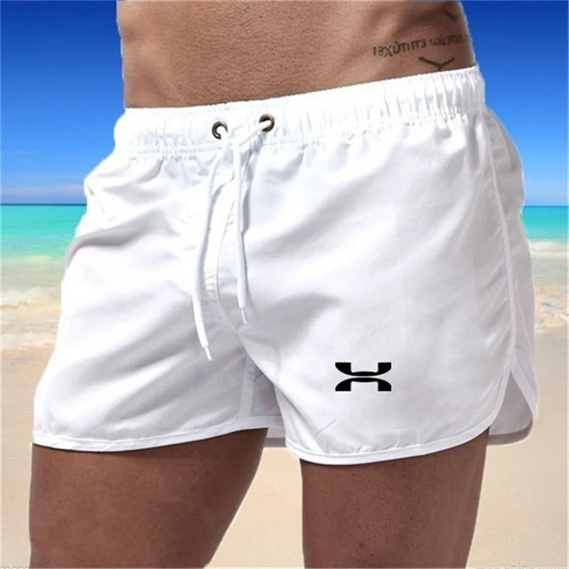 

2022 Summer Sexy Swimming Shorts Men's Fashion Beach Surfboard Swim Trunks Casual Fitness Men
