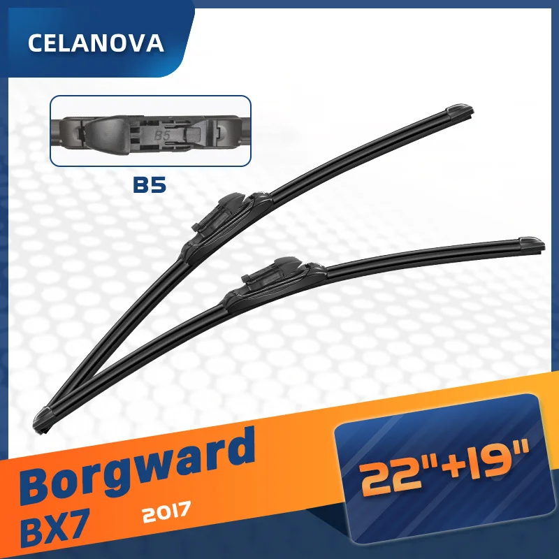 

Щетка стеклоочистителя для боргварда BX7 2017 22 дюйма + 19 дюймов, бескаркасные резиновые стеклоочистители