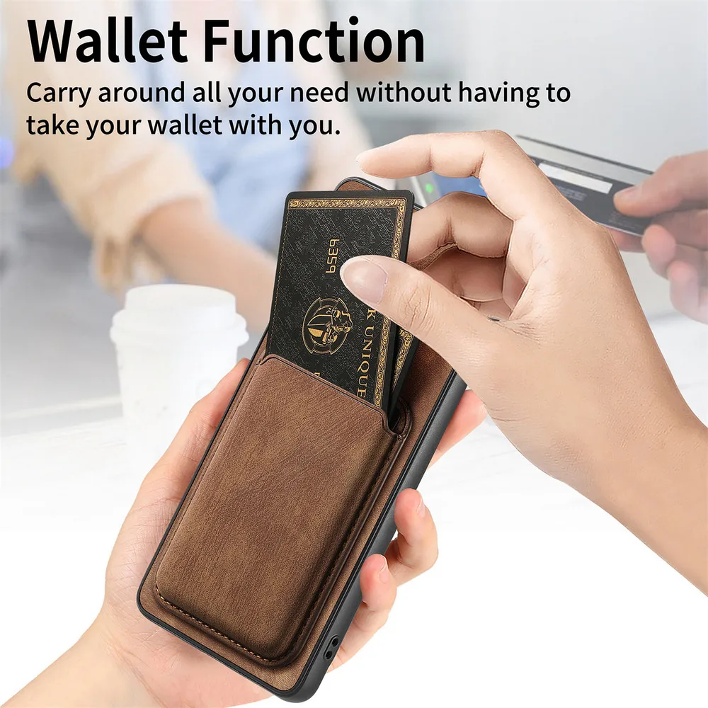 Роскошный чехол для Huawei Nova Y72 2024 съемный 2 в 1 Magsafe Leaher Card Etui Задняя крышка NovaY72 Y 72 Funda