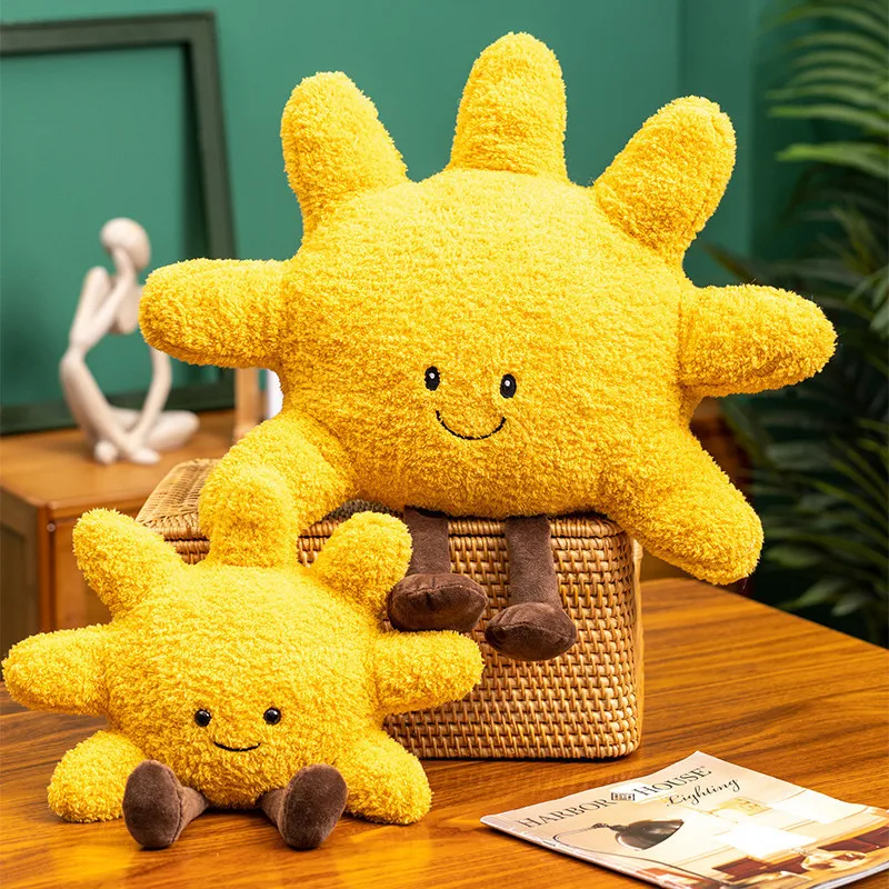 

Pillow Bay Window Plush Sofa Cushion Cushion Car Pillow Cartoon Ins Sun Flower Cloud Kindergarten Children's Room Decoration