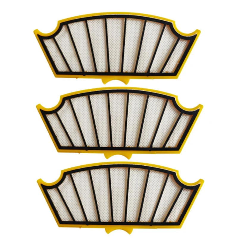 3 шт. детали фильтра Hepa для iRobot Roomba 500 серии 550 520 535 аксессуары роботов-пылесосов