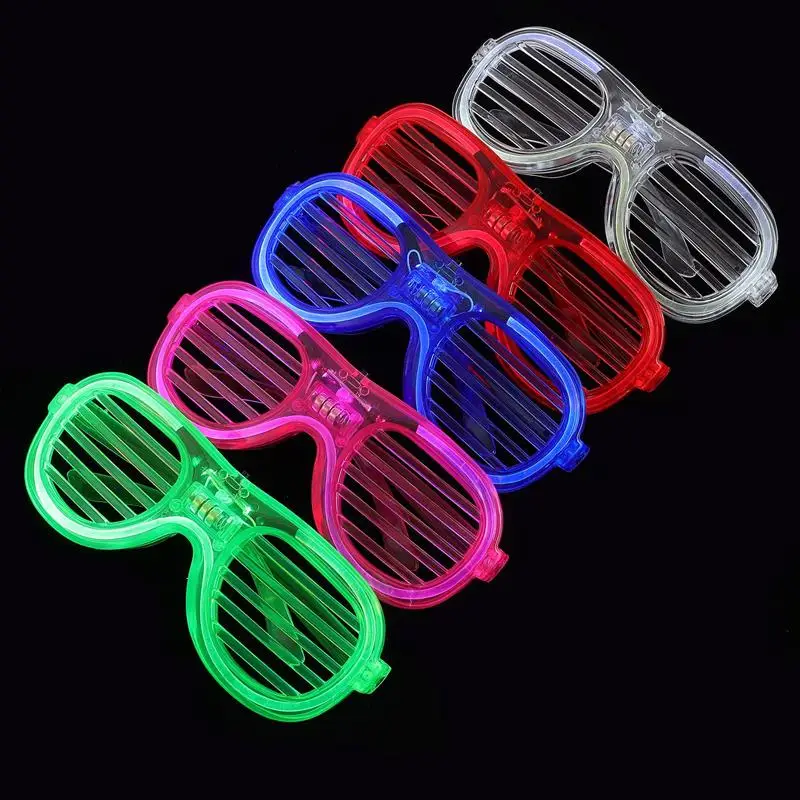 

3/5Pcs Concert LED Glasses Luminous LED Glasses Nightclub Dancing Eyeglasses Flashing Party Favor Gift Glow In The Dark Supplies