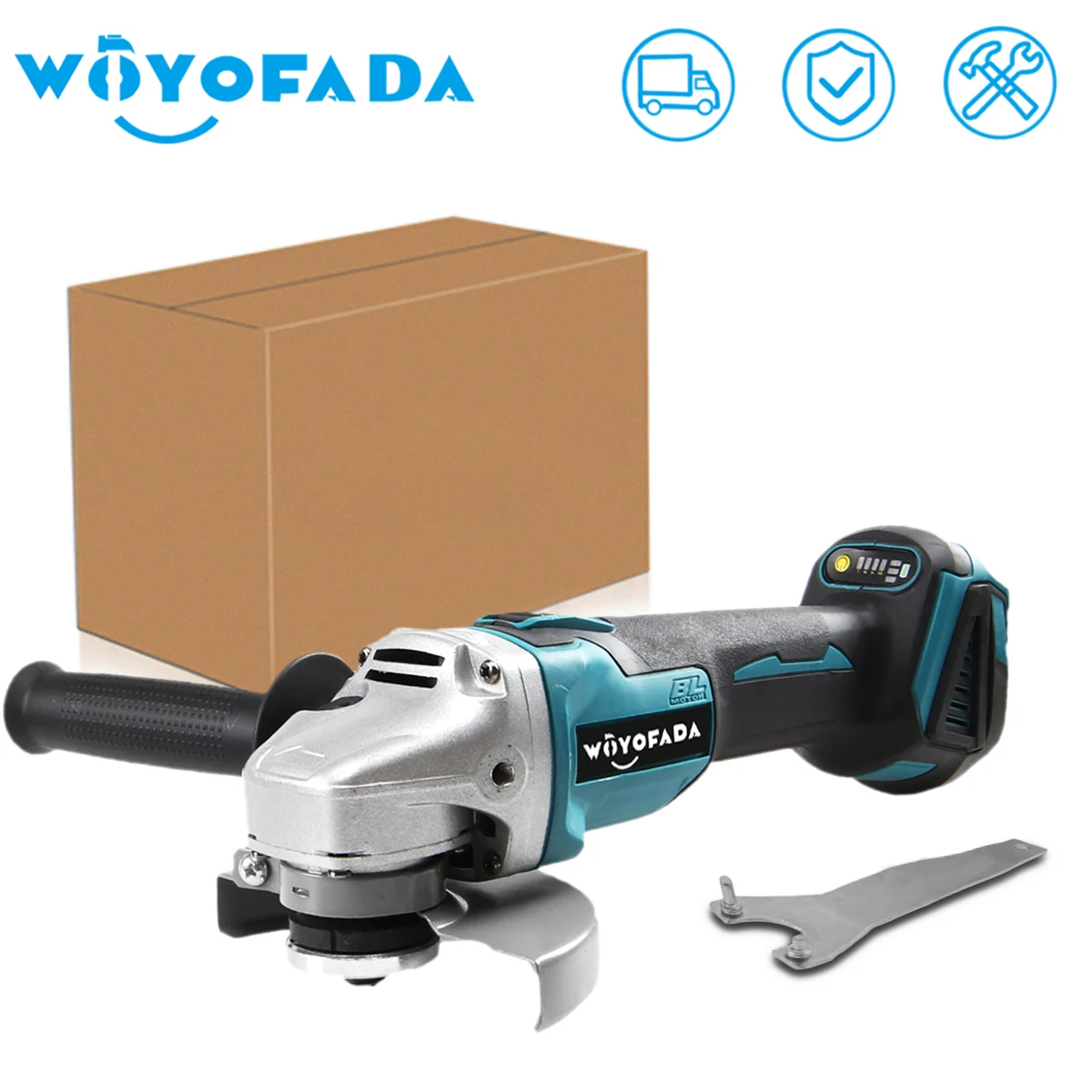 3-скоростная бесщеточная электрическая угловая шлифовальная машина 125/100 мм, шлифовальная машина «сделай сам» для деревообработки, электроинструмент, адаптация для батареи Makita 18 в