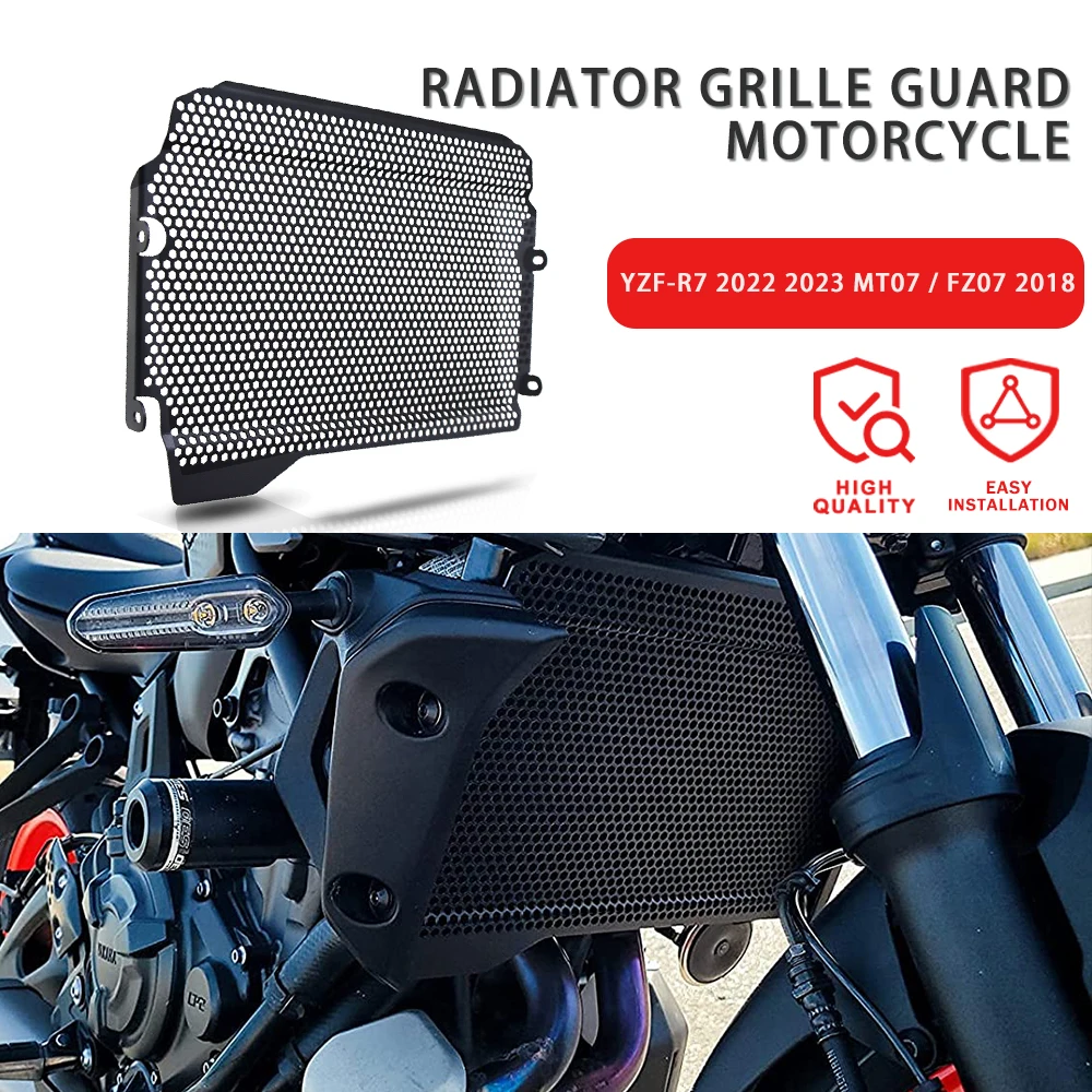 

Radiator Guard Grill For Yamaha YZF-R7 YZFR7 YZF R7 2022 2023 Motorcycle Accessories Radiator Grille Guard Protection Cover