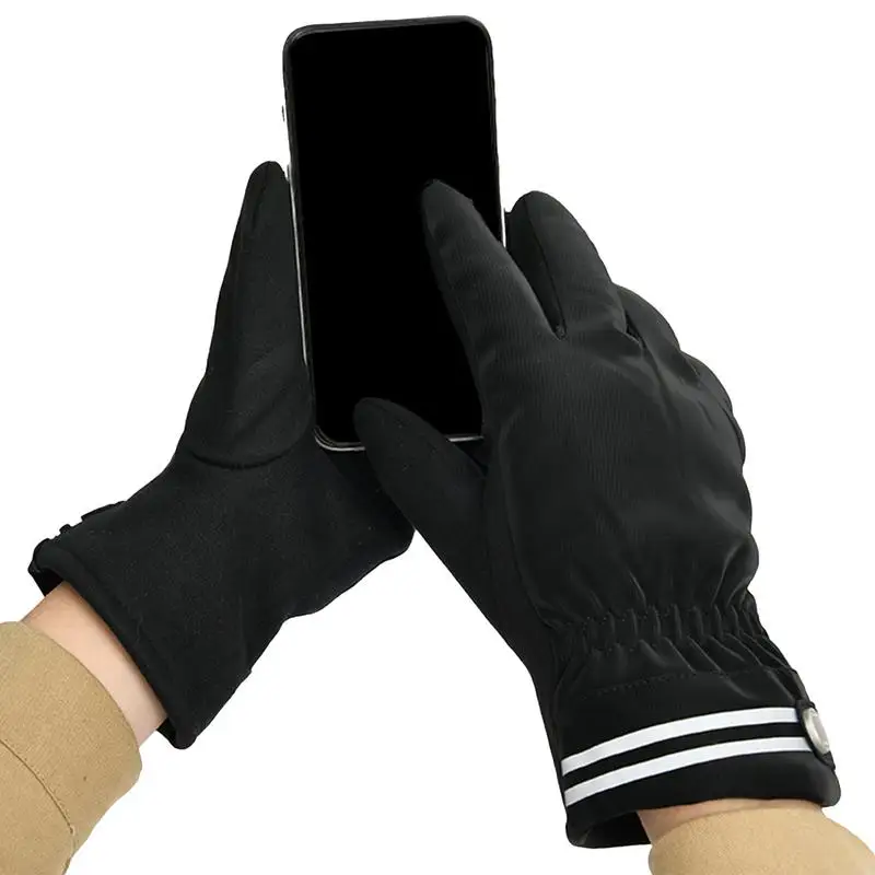 

Waterproof Warm Gloves Screen Touch Reflective USB Heating Mitten Windproof Winter Mitten For Mountaineering Skiing Walking