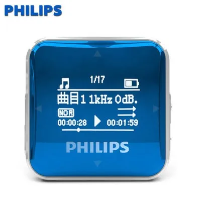 

Новинка, mp3-плеер PHILIPS, спортивный мини-плеер для студентов с FM-радио, Walkman SA2208