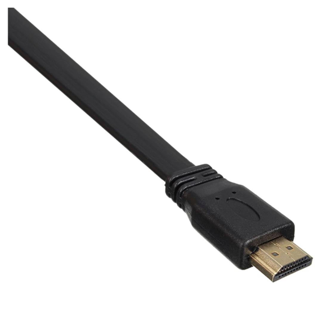 Короткий HDMI штекер-штекер плоский кабель Шнур Full HD для аудио видео HDTV TV PS3