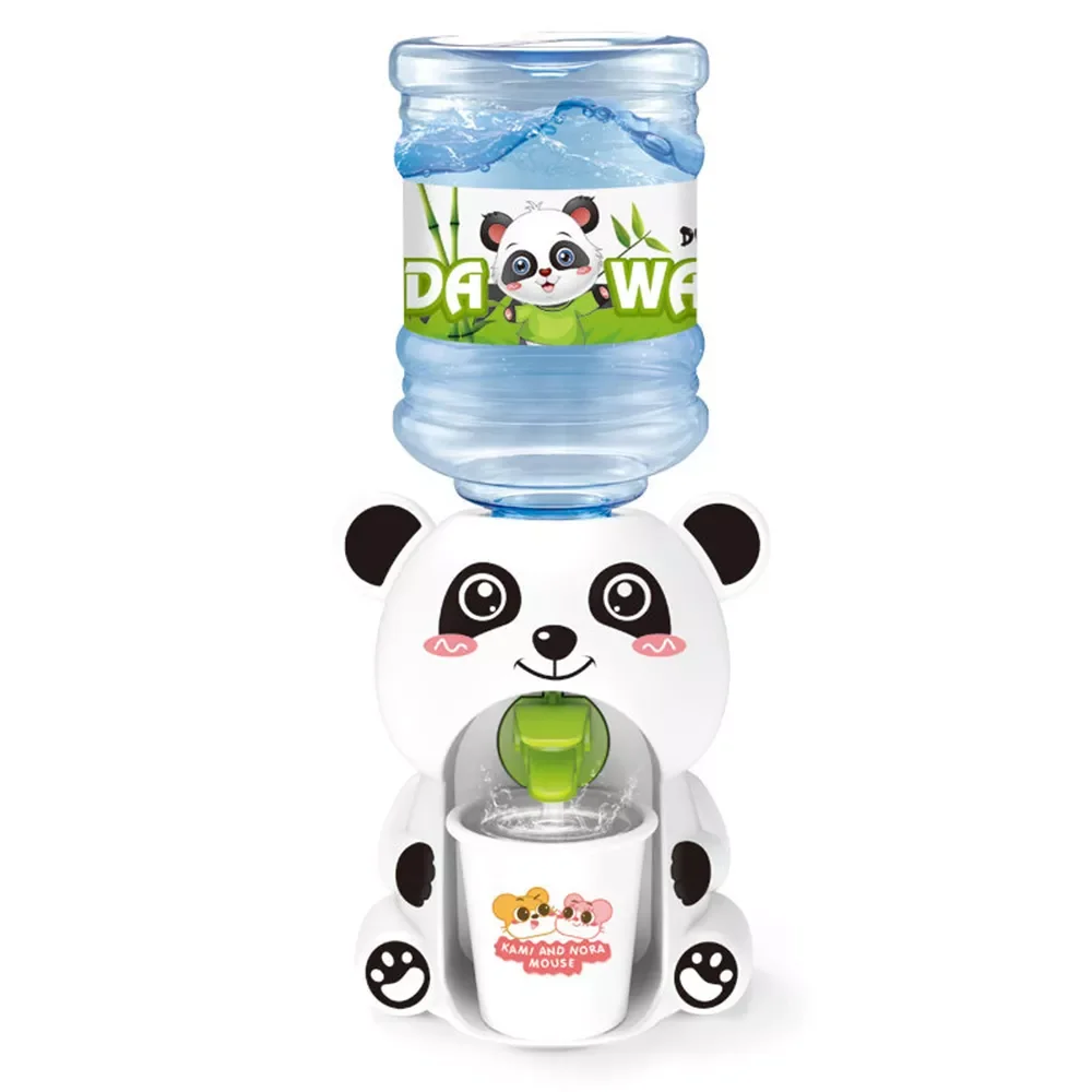 

Мини-дозатор воды для детей, подарок для детей, милый Холодный/теплый семейный питьевой фонтан, имитация мультяшной свиньи, кухонная игрушк...