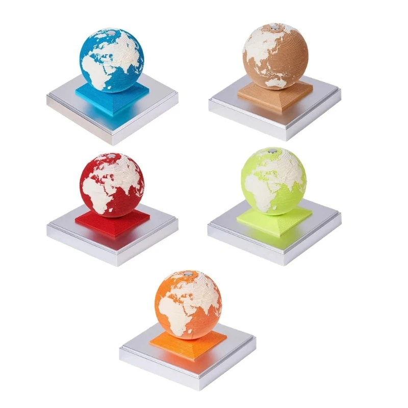 

2024 Paper Sculpture Earth Desk Calendar Ornaments Gift Paper Record Earth Calendar 3D Earth Model Desk Calendar