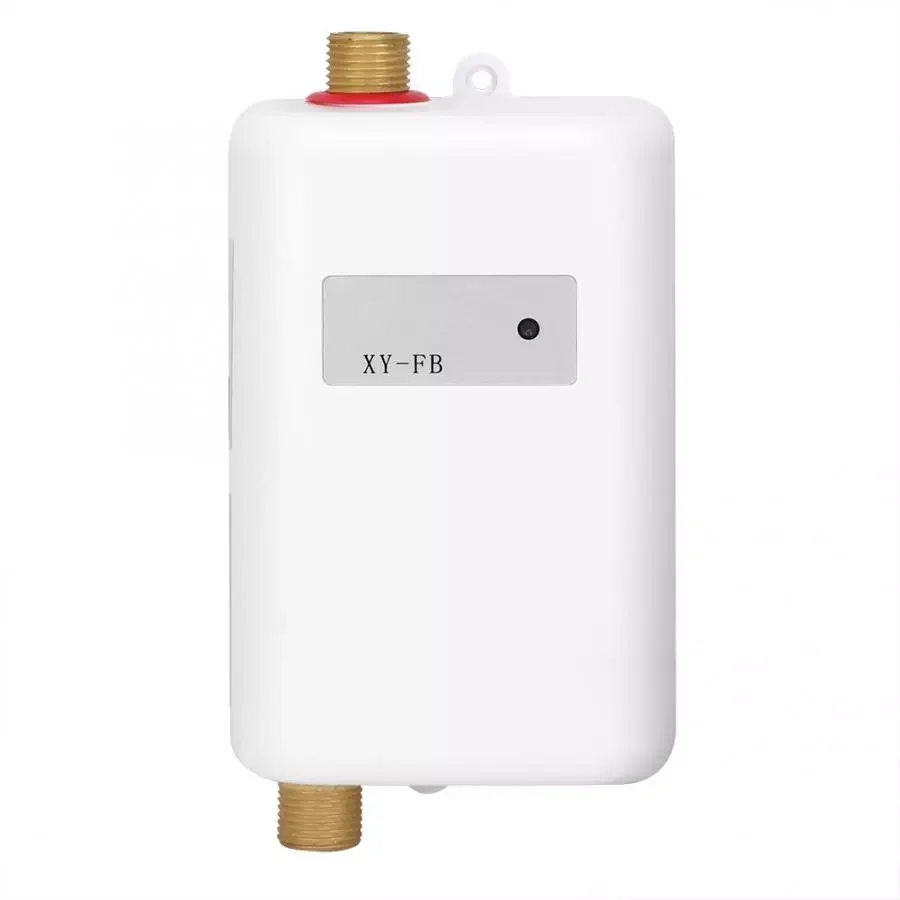 

Water heater White Mini Tankless Instant Hot Water Heater Bathroom Kitchen Washing for Hot and Cold Dual-use Chauffe