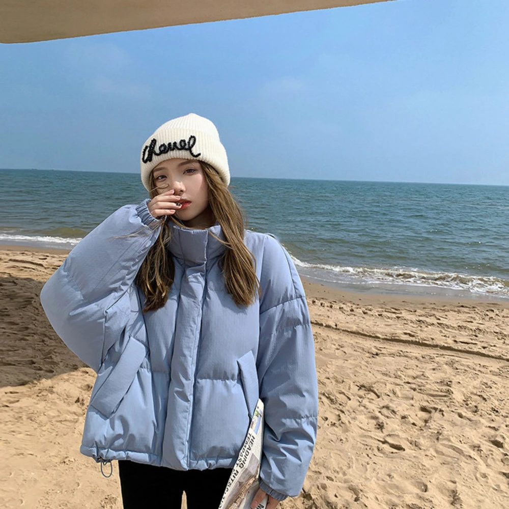 Winter New Jacket Women's Short Korean Loose Bread Fashion Down Padded Jacket Bubble Suit All-match Thickened Warm Jacket