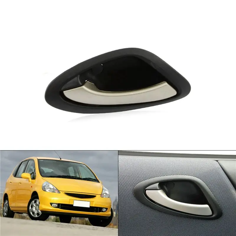 Фото Стильные черные внутренние ручки дверей Classy-6X для HONDA FIT JAZZ CITY GD 2003-2008 72160-SEN-H11 72120-SEN-H11 №2