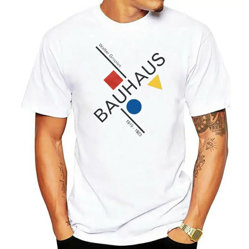 

Walter Gropius Bauhaus Artwork T-Shirt Summer O-Neck Tops Tee Shirt
