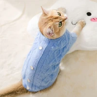 new cat sweater imitation mink sweater kitten spring warm legs clothes puppy wool pet clothes