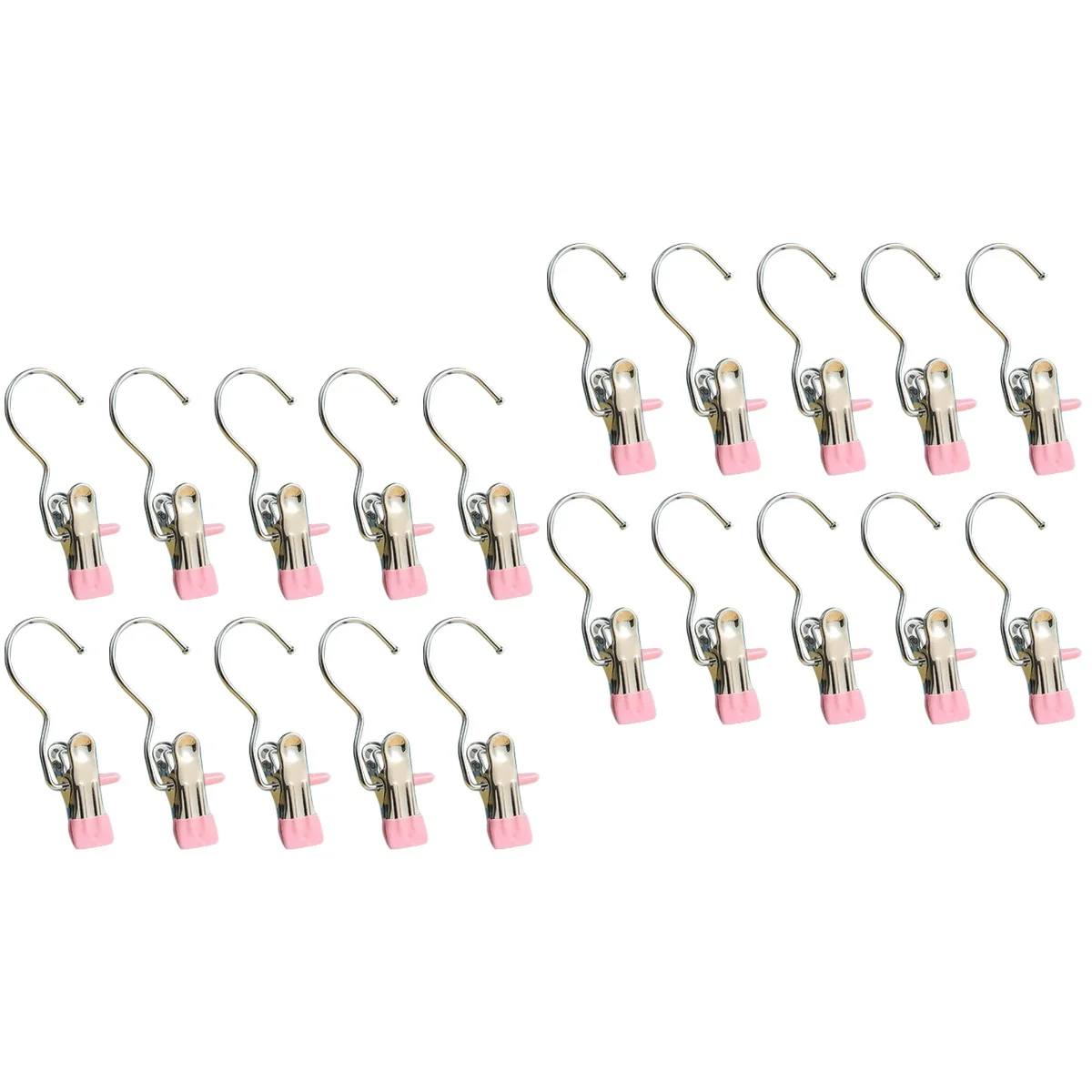 

Hook Clip Sock Hangers Hooks Display Single Clips Wardrobes Metal Drying Clothes Hanging Mini Rack