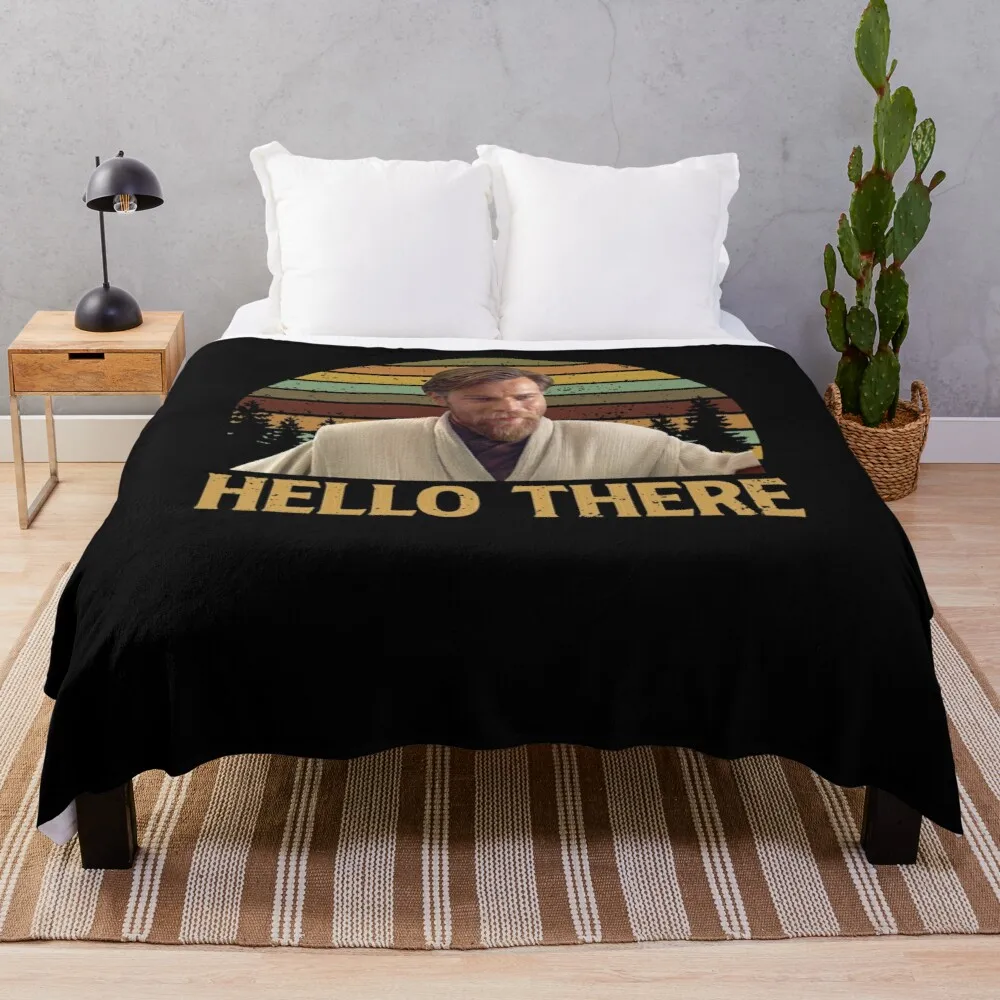 

Винтажное покрывало Hello There Str Wrs Obi Wan D фирменные покрывала одеяло s