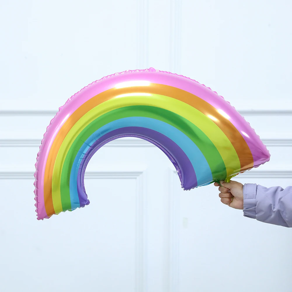 

10/20/30pcs 82x54cm New Large Rainbow Foil Balloons Inflatable Helium Globos For Kids Birthday Party Decorations Baby Shower