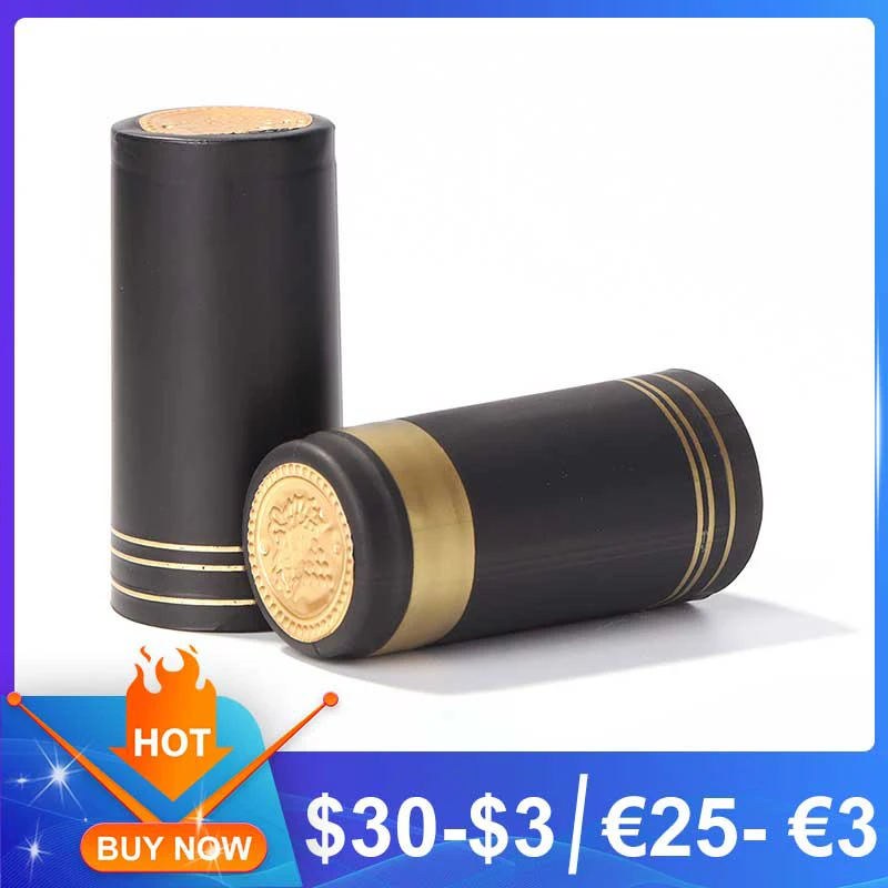50 шт., термоусадочные герметичные колпачки для бутылок вина | AliExpress