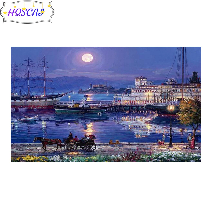 Алмазная живопись Венеция-город на воде 5D сделай сам алмазная полная выкладка