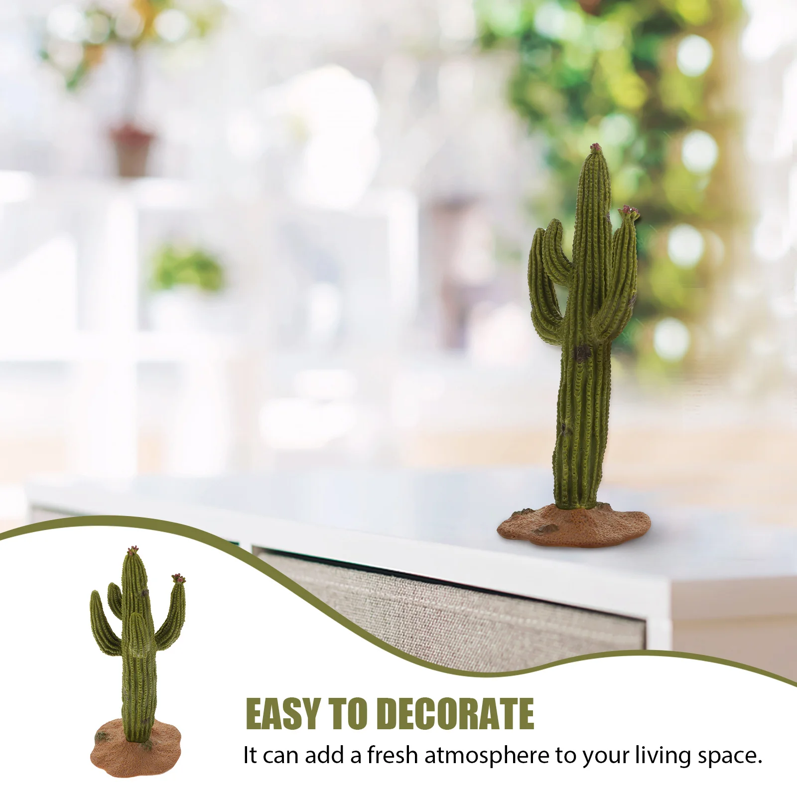 Суккуленты модель зеленого растения в пустыне дом микропейзаж кактус украшение