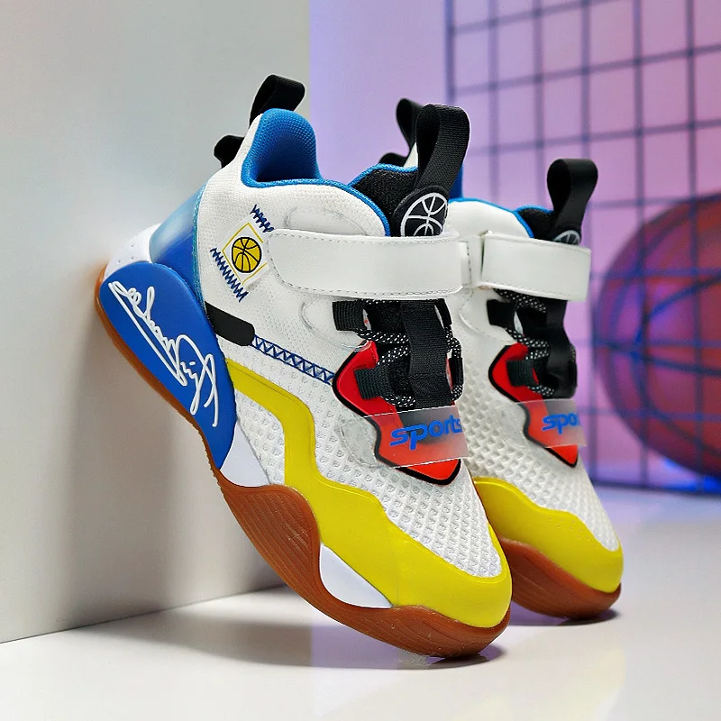 

Kids Sneakers Basketball Shoes Kids Outdoor Air Sneakers Wear Resistant Shoes Breathable Shoes for Boy Children