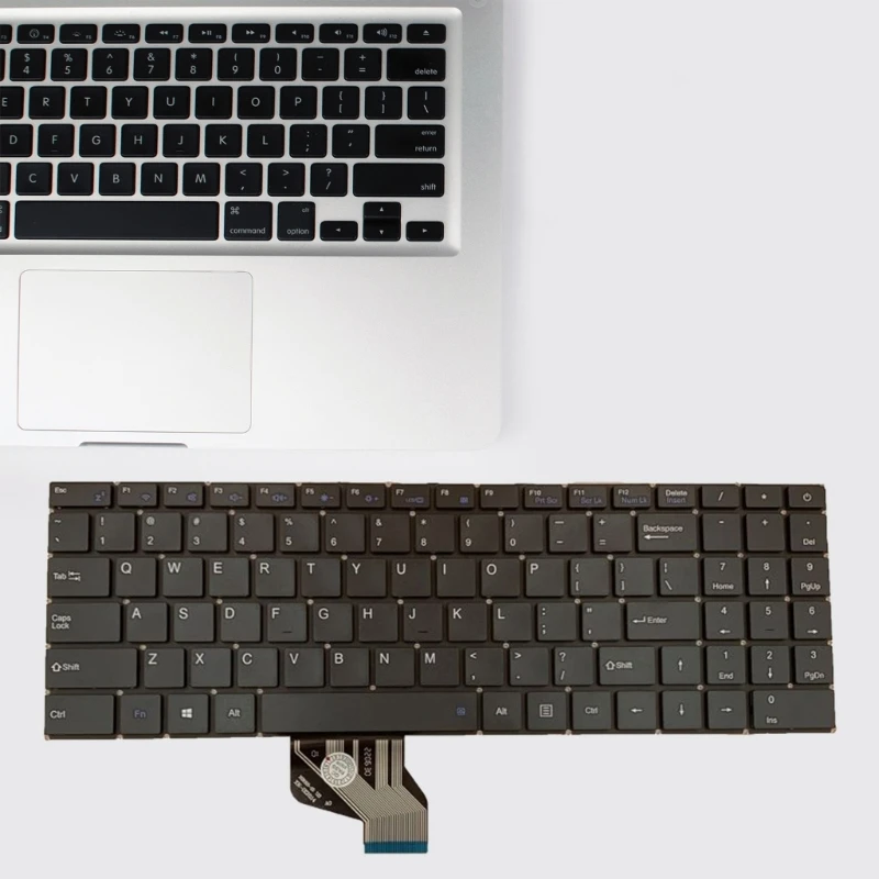 Сменная английская клавиатура для ноутбука HASEE KINGBOOK X5-2020A3 без подсветки