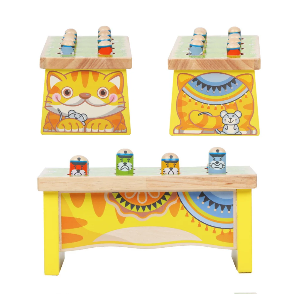 

Toddler Kids for Funny Poke A Mole Game Wooden Toy 1PC