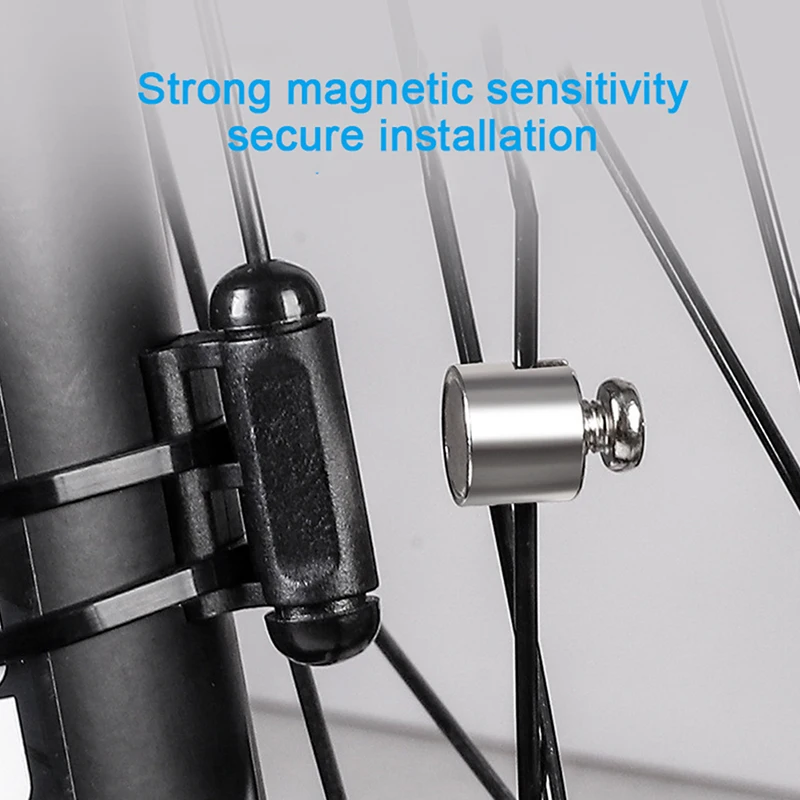 

1 шт. велосипедные запчасти, магнитный спидометр, металлический секундомер, магнитный мощный поглощающий одометр, аксессуары для измерения скорости