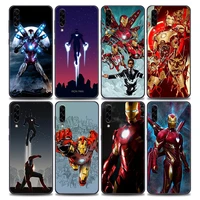 phone case for samsung a10 a20 a30 a30s a40 a50 a60 a70 a80 a90 5g a7 a8 2018 soft case cover marvel hero iron man