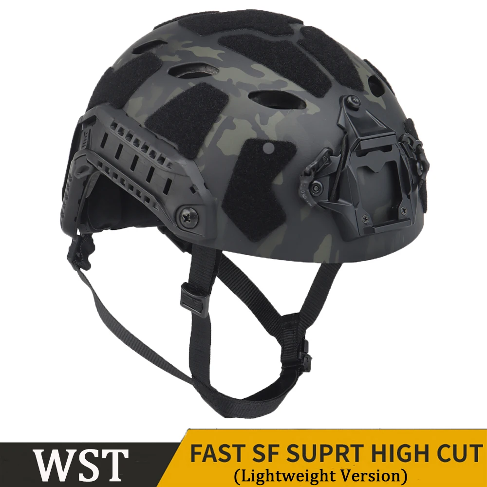 Tactical Military FAST Helmet for Airsoft Paintball CS War Game Army Cycling Lightweight SF Protective Helmet Outdoor Sport Gear