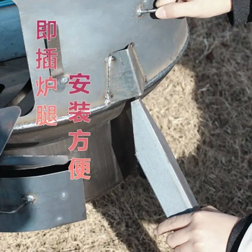 Новая Домашняя сельская печь для дрова плита дома и улицы большая кастрюля новый