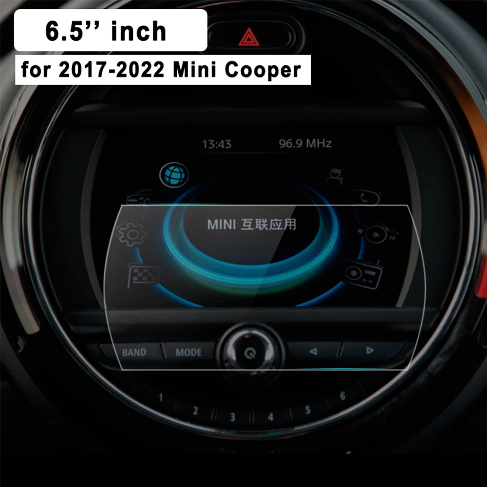 

6.5 8.8 Inch Tempered Glass Film Car Navigation Screen Protector HD Display for Mini Cooper 2017 2018 2019 2020 2021 2022